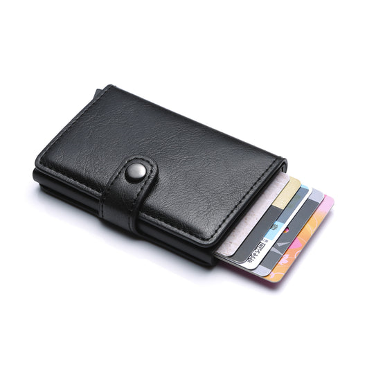 Billetera Vintage para Hombre con Protección RFID, Cuero y Aluminio - Image 43