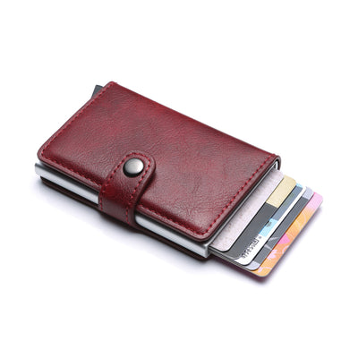 Billetera Vintage para Hombre con Protección RFID, Cuero y Aluminio - Image 45