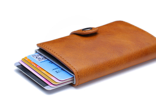 Billetera Vintage para Hombre con Protección RFID, Cuero y Aluminio - Image 47