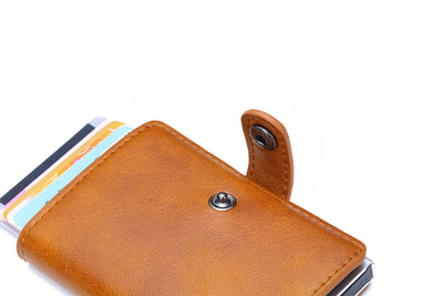 Billetera Vintage para Hombre con Protección RFID, Cuero y Aluminio - Image 49