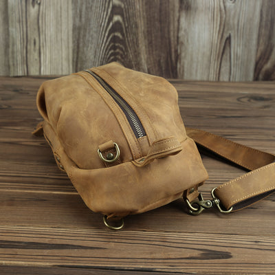 Bolso de Cuero Genuino Capacidad Grande Estilo Retro - Image 15