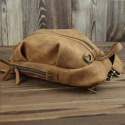 Bolso de Cuero Genuino Capacidad Grande Estilo Retro - Image 16