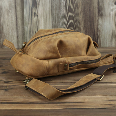 Bolso de Cuero Genuino Capacidad Grande Estilo Retro - Image 18