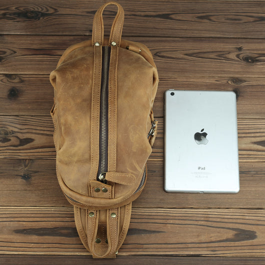 Bolso de Cuero Genuino Capacidad Grande Estilo Retro - Image 24