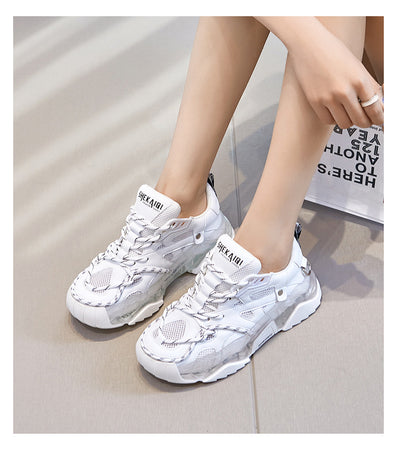 Zapatillas Deportivas Mujer Estilo Daddy Shoes con Suela Gruesa y Malla Transpirable - Image 10