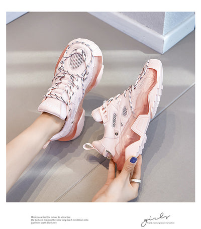 Zapatillas Deportivas Mujer Estilo Daddy Shoes con Suela Gruesa y Malla Transpirable - Image 12