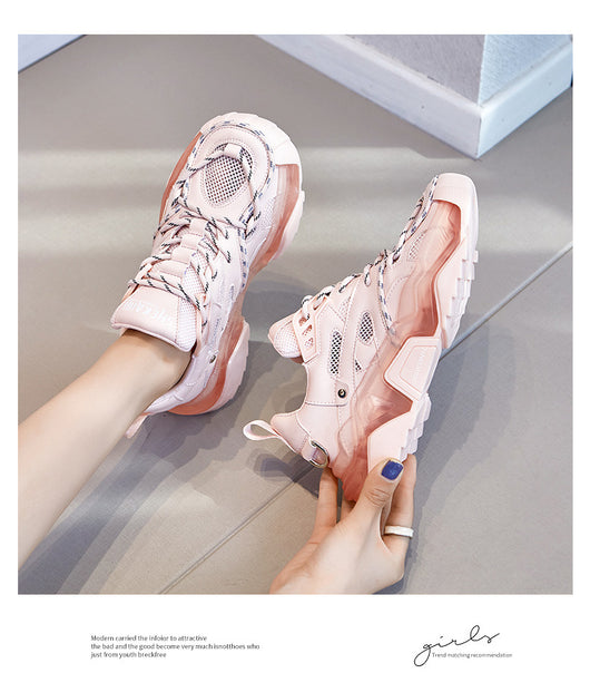 Zapatillas Deportivas Mujer Estilo Daddy Shoes con Suela Gruesa y Malla Transpirable - Image 12