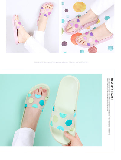 Pantuflas Transparentes con Lunares y Diseño Infantil Antideslizantes - Image 13