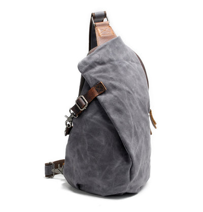 Mochila Impermeable Batik Vintage con Bolsa de Pecho - Image 7