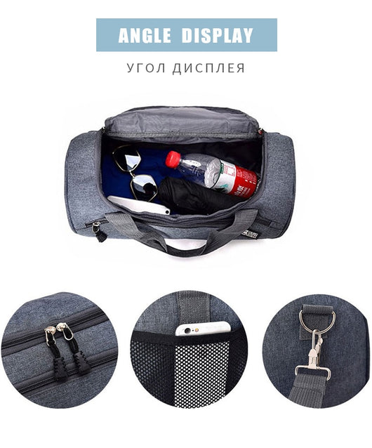 Bolsa Cilíndrica Deportiva Impermeable para Natación y Gimnasio - Image 10