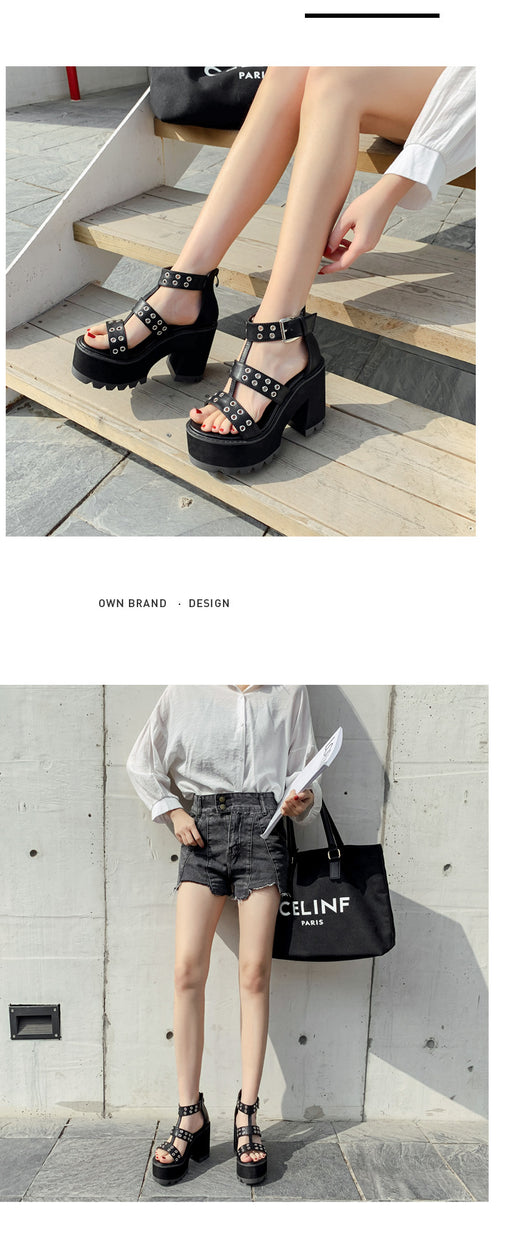 Sandalias Stiletto con Remaches - Image 6