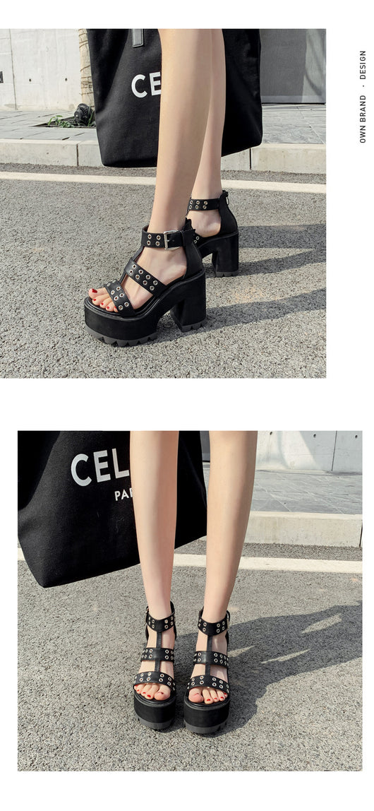 Sandalias Stiletto con Remaches - Image 7