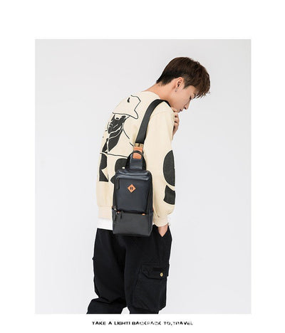 Mochila de Cuero Suave para Ciclismo y Viajes - Image 16