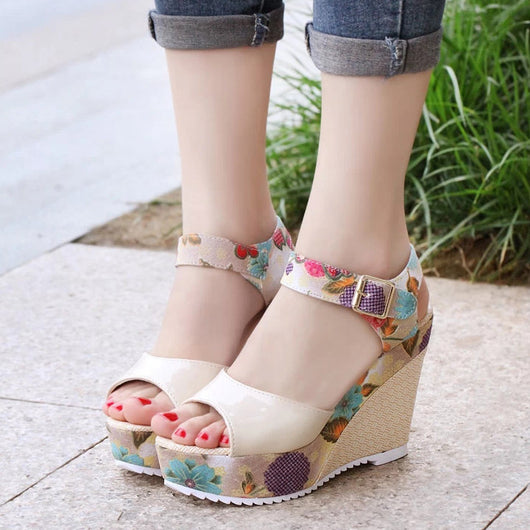 Sandalias de Tacón Alto con Flores para Mujer - Image 56