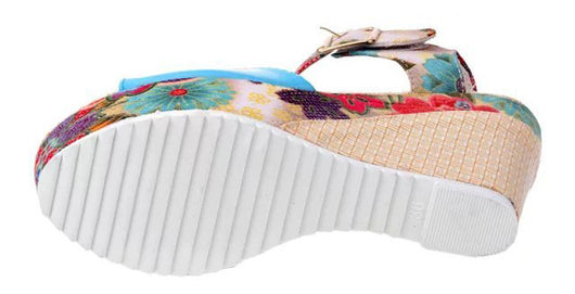 Sandalias de Tacón Alto con Flores para Mujer - Image 62