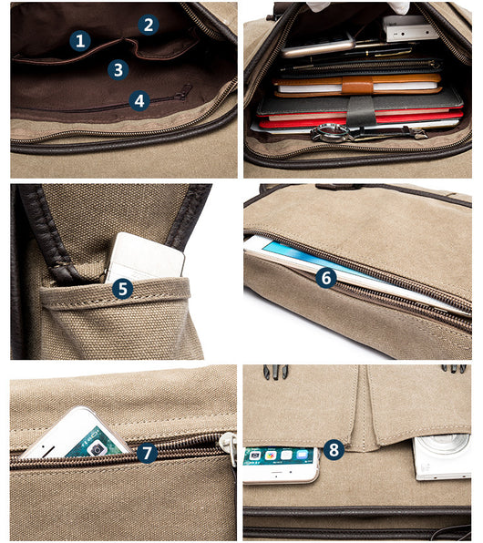 Bolso de Lona con Correa para el Hombro - Image 15
