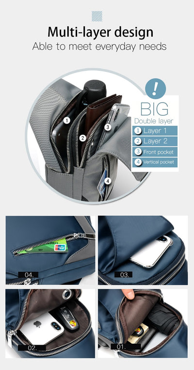 Mochila Backpack Oxford Casual - Elegancia y Funcionalidad - Image 12