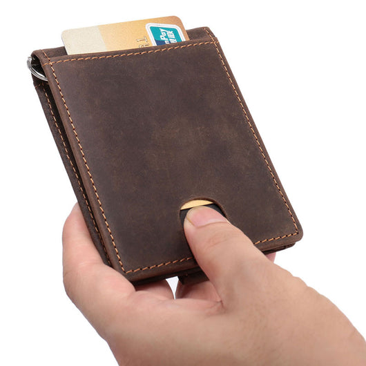 Cartera Artesanal de Cuero con Protección Radioeléctrica - Image 9
