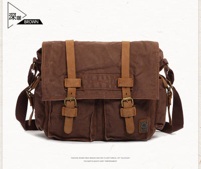 Bolsa de Lona para Hombre con Correa de Hombro - Image 19