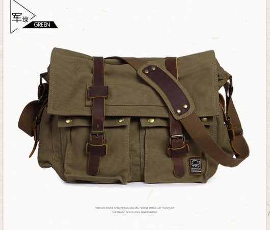 Bolsa de Lona para Hombre con Correa de Hombro - Image 22