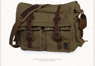 Bolsa de Lona para Hombre con Correa de Hombro - Image 23