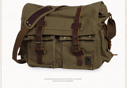 Bolsa de Lona para Hombre con Correa de Hombro - Image 23