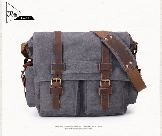 Bolsa de Lona para Hombre con Correa de Hombro - Image 24