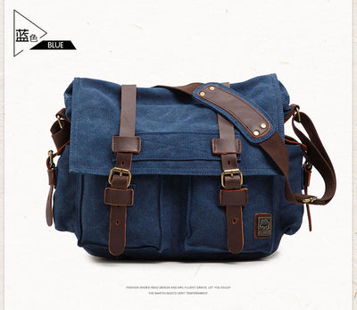 Bolsa de Lona para Hombre con Correa de Hombro - Image 27
