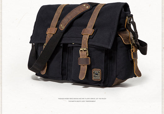 Bolsa de Lona para Hombre con Correa de Hombro - Image 31