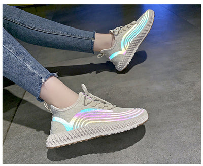 Zapatilla Deportiva Reflectante Tejida para Niña - Image 8