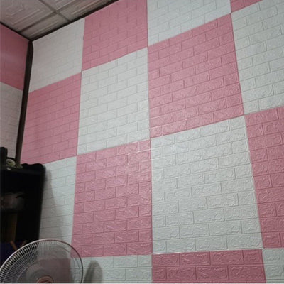 Adhesivo de Pared Textura Ladrillo Espuma - Papel Tapiz Impermeable Ecológico - Image 13