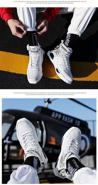 Zapatillas Deportivas Unisex de Suela Gruesa - Estilo Coreano Hip-Hop para Parejas - Image 10