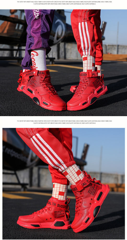 Zapatillas Deportivas Unisex de Suela Gruesa - Estilo Coreano Hip-Hop para Parejas - Image 11