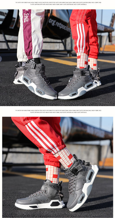 Zapatillas Deportivas Unisex de Suela Gruesa - Estilo Coreano Hip-Hop para Parejas - Image 13