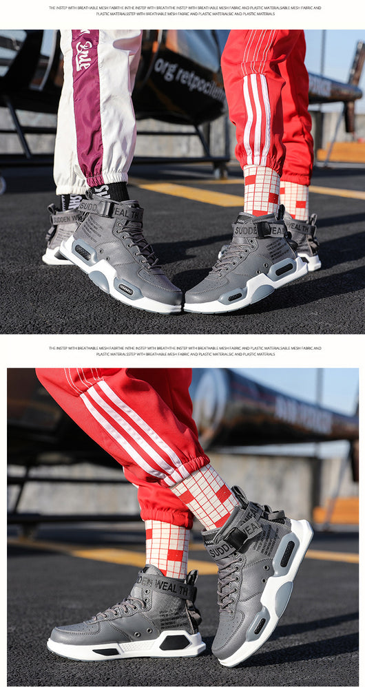 Zapatillas Deportivas Unisex de Suela Gruesa - Estilo Coreano Hip-Hop para Parejas - Image 13