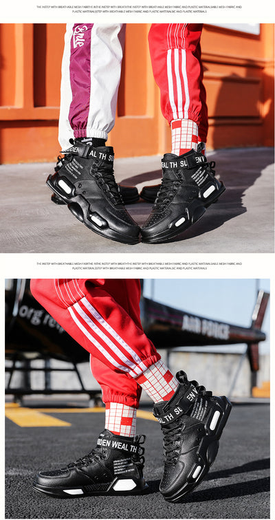 Zapatillas Deportivas Unisex de Suela Gruesa - Estilo Coreano Hip-Hop para Parejas - Image 20