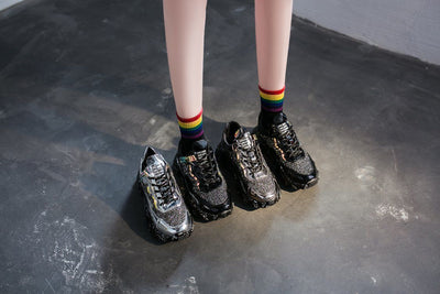 Zapatillas Deportivas Casuales Plataforma con Malla Transpirable - Image 20