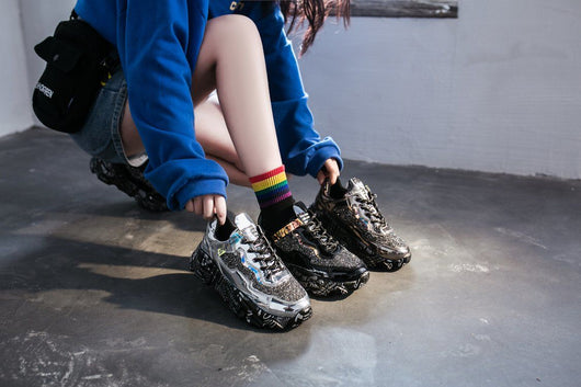 Zapatillas Deportivas Casuales Plataforma con Malla Transpirable - Image 21