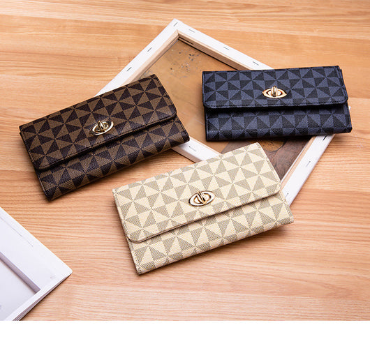 Billetera Compacta Coreana Multicompartimento con Relieve - Image 27