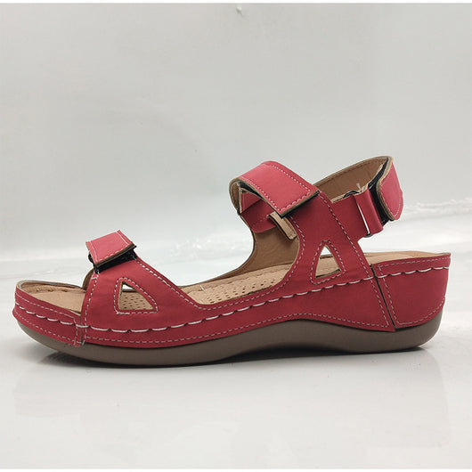 Sandalias Casuales Cómodas Talla Grande con Tacón Bajo y Punta Redonda - Image 11