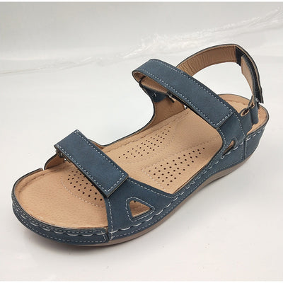 Sandalias Casuales Cómodas Talla Grande con Tacón Bajo y Punta Redonda - Image 13