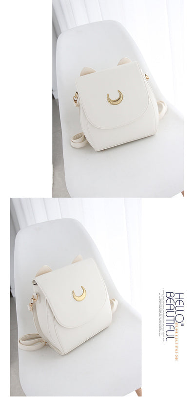 Bolso Mochila Convertible Diseño Gatita Luna - Image 4