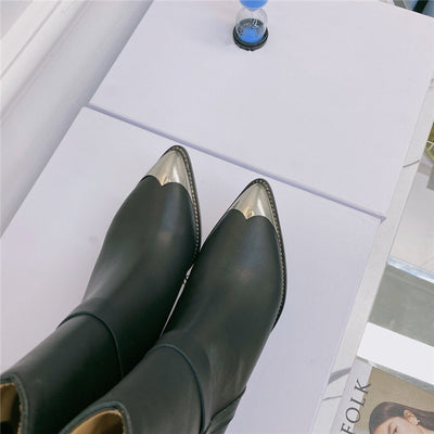 Botas para Mujer Punta Aguda con Refuerzo de Acero y Tacón Perfilado - Image 32