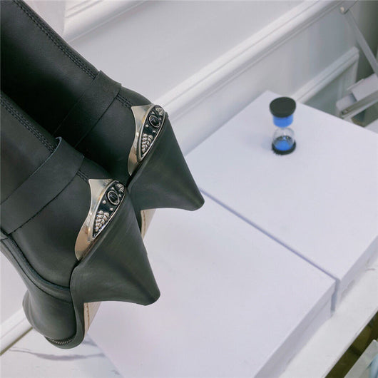 Botas para Mujer Punta Aguda con Refuerzo de Acero y Tacón Perfilado - Image 33