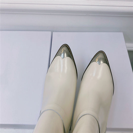 Botas para Mujer Punta Aguda con Refuerzo de Acero y Tacón Perfilado - Image 36