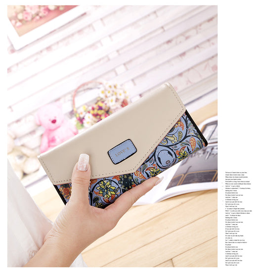 Cartera Clutch Floral Rombos Estilo Pastoral - Image 15