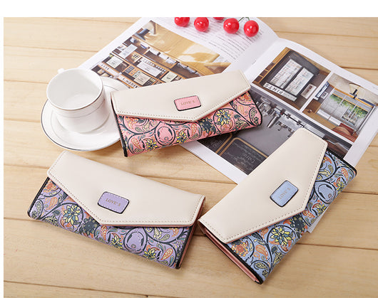 Cartera Clutch Floral Rombos Estilo Pastoral - Image 18