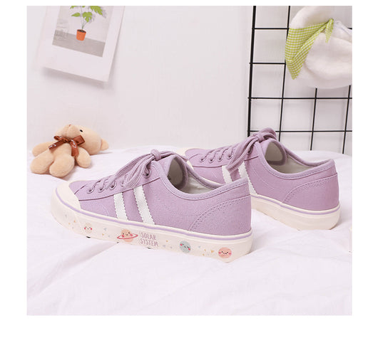 Zapatillas de Lona Bajas Estampado Cielo Estrellado - Versátiles y Modernas - Image 9