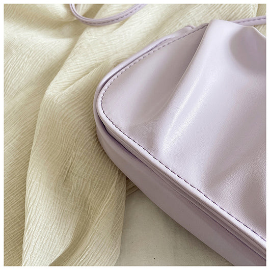 Bolsa Saddle Plisada Cloud - Image 11