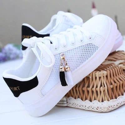 Zapatillas Deportivas Mesh Blancas - Image 12